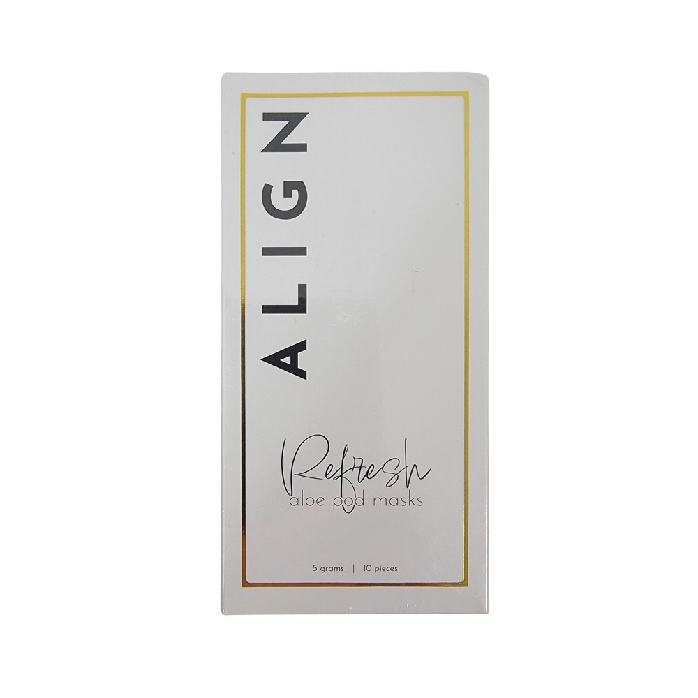 ALIGN Refresh Aloe Pod Masks 10 Pieces Cooling‎ Gel SEALED